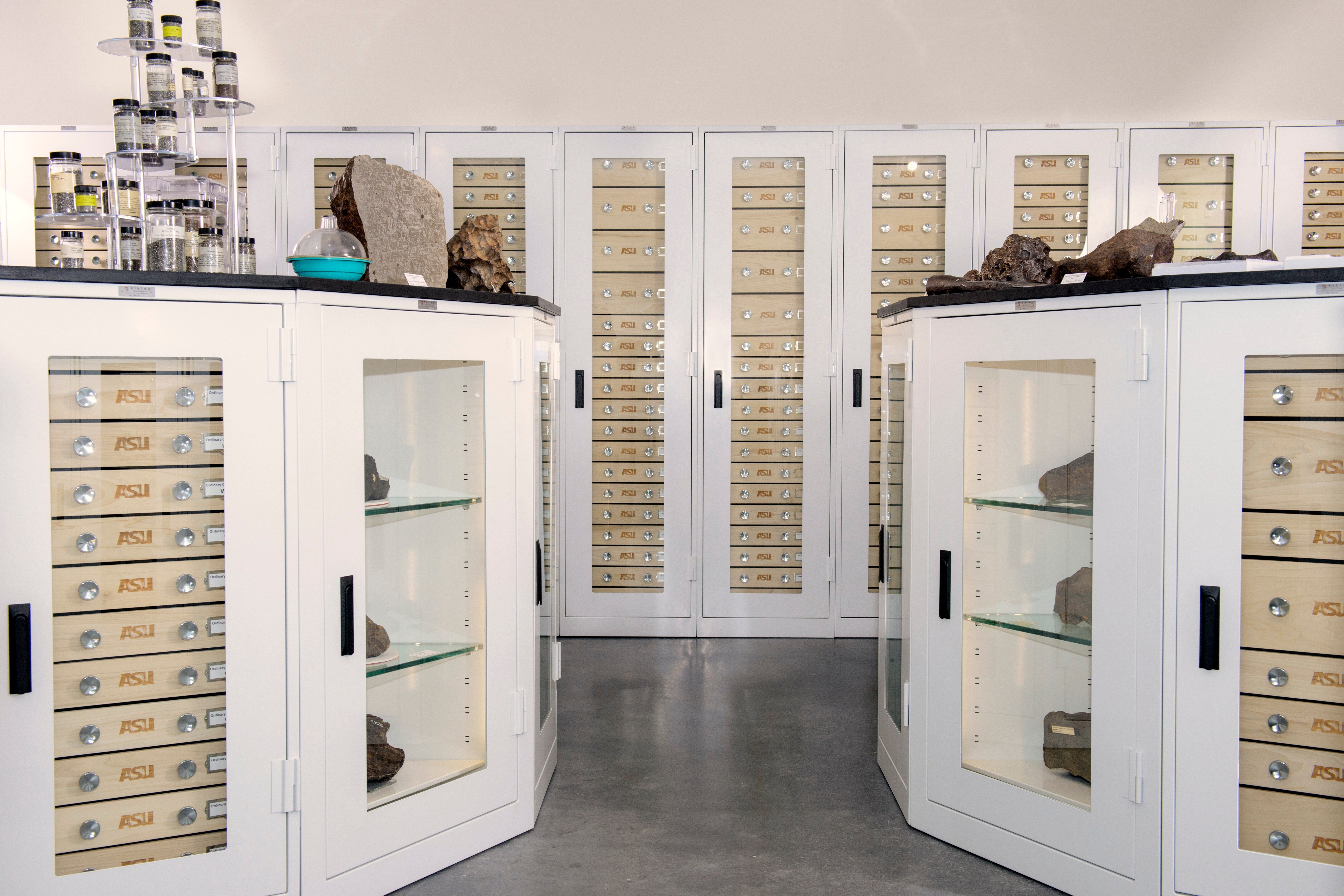 Display Storage Geology Cabinets Arizona State University Spacesaver